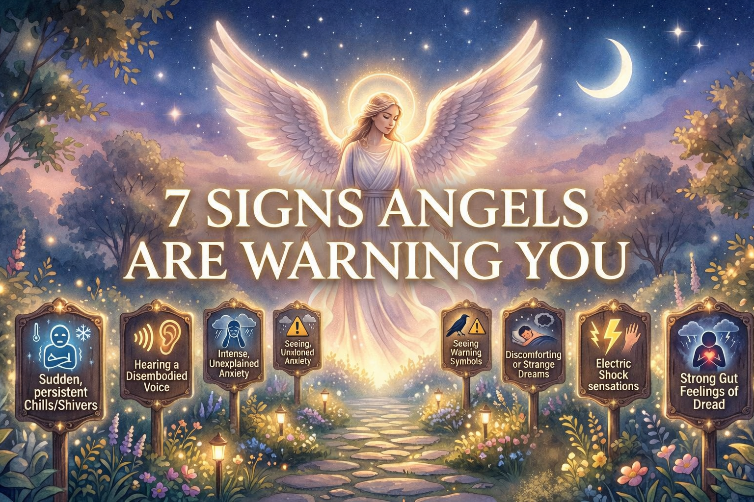 Angel's warning signs in the night angel warning signs