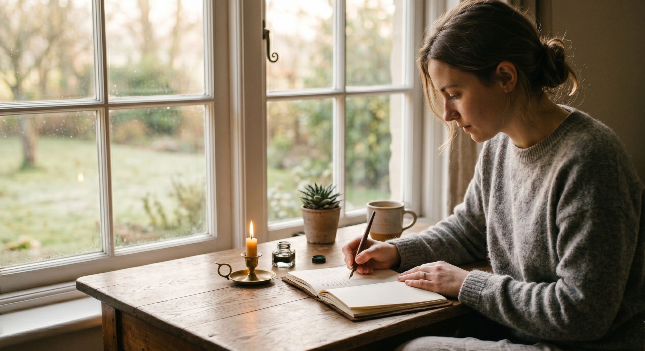 morning journaling sunlight peaceful Daily 15-minute manifestation morning routine