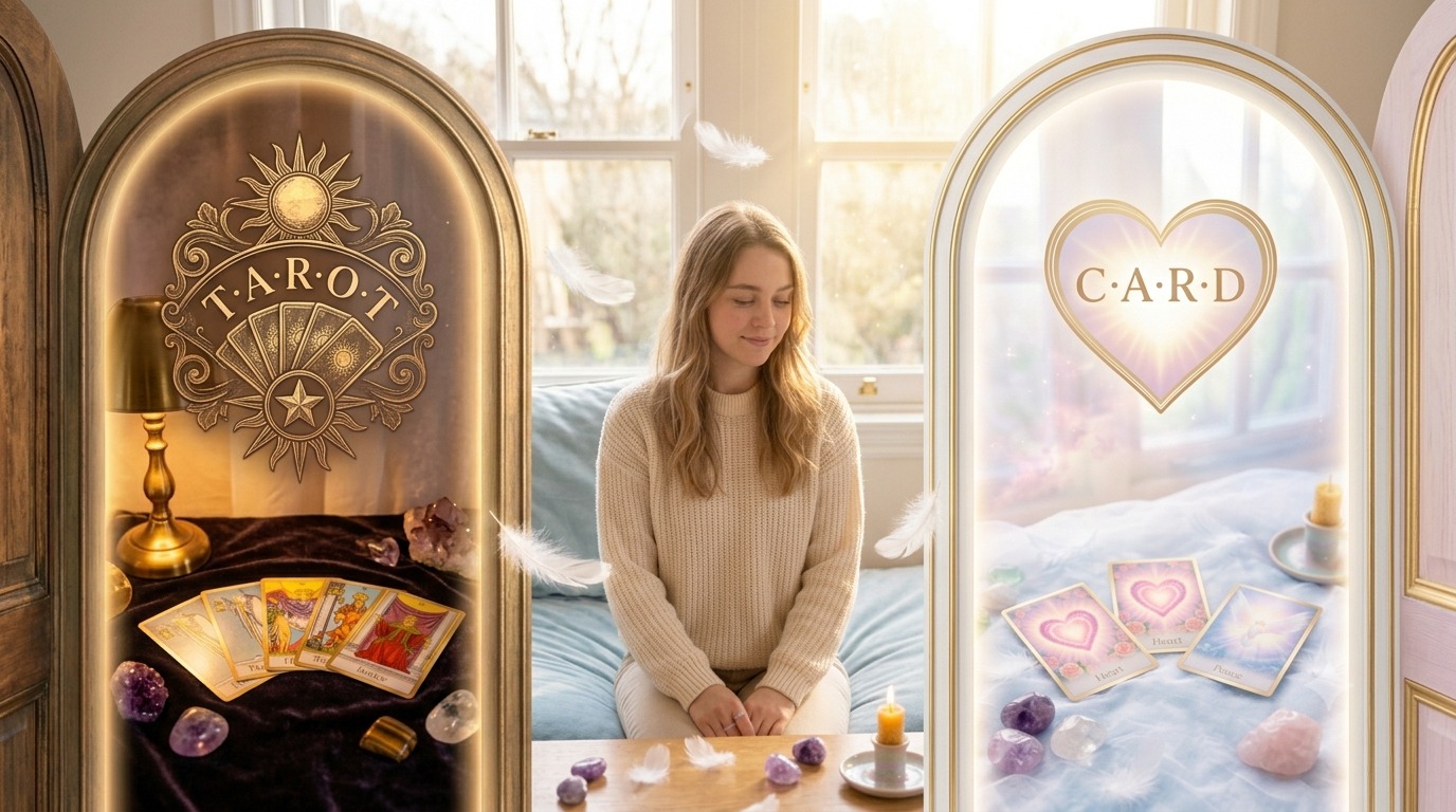 Choosing between angel tarot and oracle cards Choosing between angel tarot and oracle cards